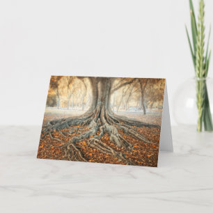 Ancient Tree Roots Card