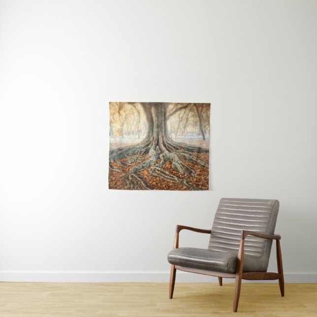 Ancient Tree Roots Tapestry (In Situ (Horizontal))