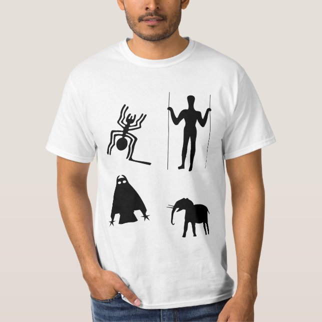 Ancient Tribal Earth Art - Ancient Animals T-Shirt (Front)