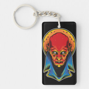 Ancient Vampire Illustration Key Ring
