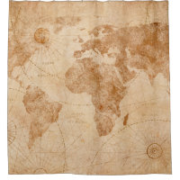 Ancient vintage world map illustrationmap, world,