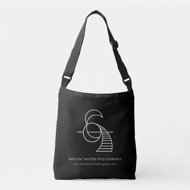 Ancient Waters Photography bag with Motto and Logo (Front)