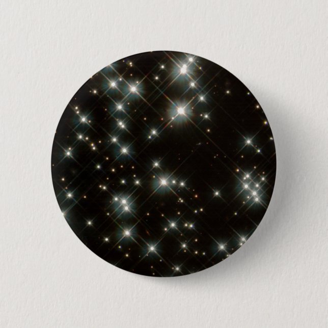Ancient White Dwarf Stars In The Milky Way Galaxy 6 Cm Round Badge (Front)