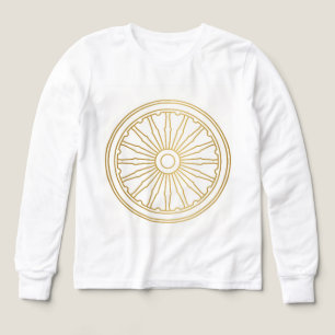 Ancient Wisdom Wheel Minimalist Graphic Tee