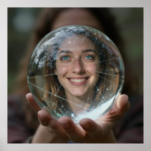 Ancient Witchcraft Crystal Ball High-Resolution Il Poster
