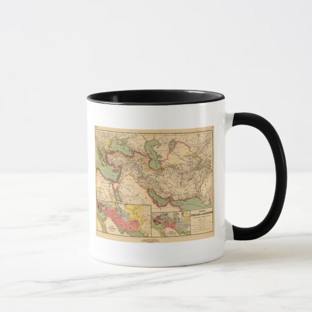 Ancient world empires of the Persians,Macedonians Mug (Right)