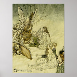 And a Fairy Song - Arthur Rackham Poster