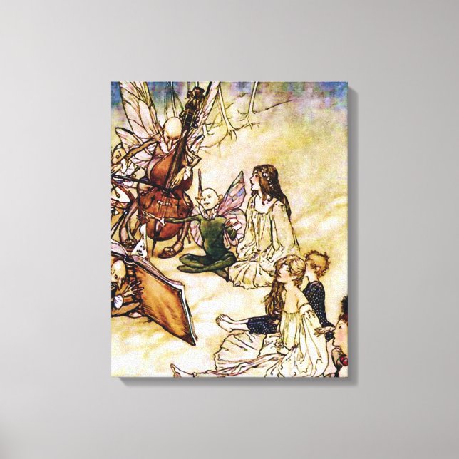 And a Fairy Song by Arthur Rackham Canvas Print (Front)