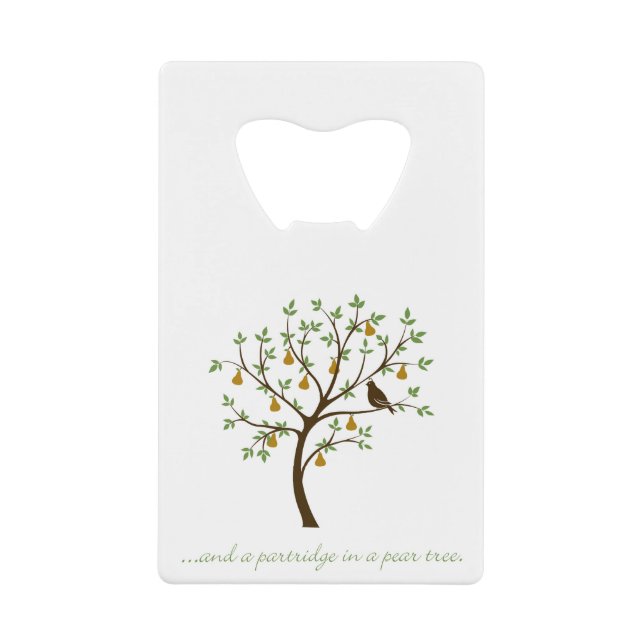 And a partridge in a pear tree (Front)