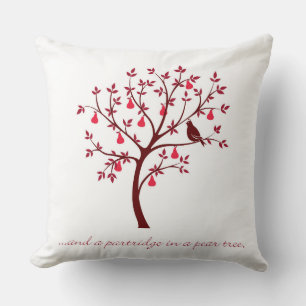 And a partridge in a pear tree cushion