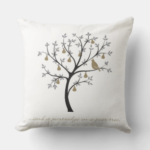 And a partridge in a pear tree cushion