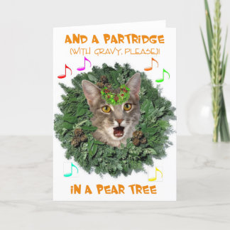 And a Partridge (with Gravy, Please)! Holiday Card