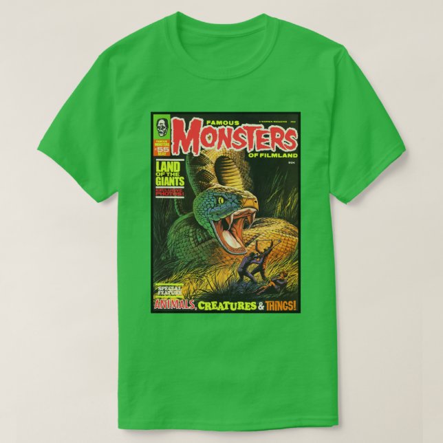 AND ANOTHER GREAT FAMOUS MONSTERS OF FILMLAND COVE T-Shirt (Design Front)