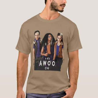 And awoo on zombies retro T-Shirt