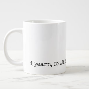 "...and be." Speciality Poetry Mug