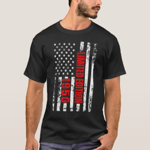 And Born In 1950 Patriotic 72th Birthday T-Shirt