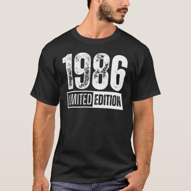And Born In 1986 1 T-Shirt (Front)