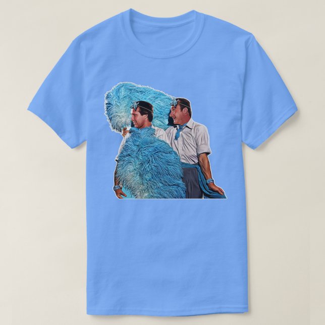 and Cousin Eddie Sisters Reprise White Christmas M T-Shirt (Design Front)