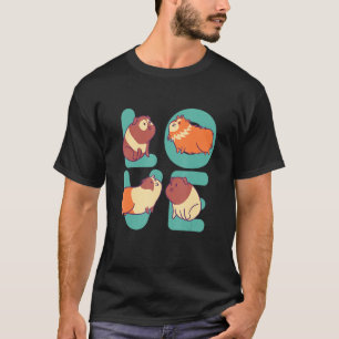 And Cute Guinea Pig And Hamster Pet Owner Love T-Shirt