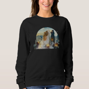 and cute guinea pig is wild at Christmas 1 Sweatshirt
