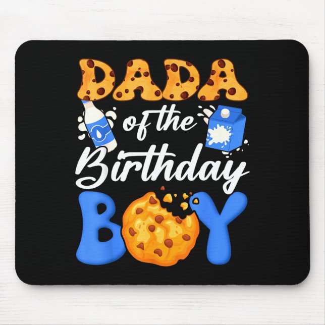 And Dada Birthday Milk Cookies 1st Mouse Pad (Front)