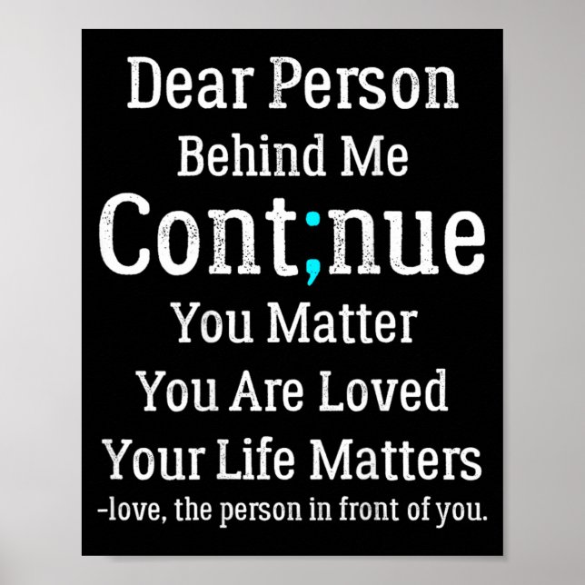 And Depression Awareness Design Poster (Front)