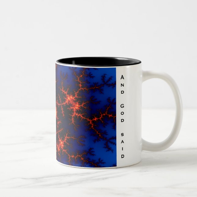 And God said Two-Tone Coffee Mug (Right)