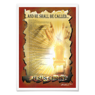 AND HE SHALL BE CALLED... PHOTO PRINT