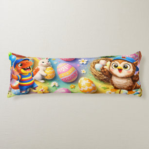 And hoot Easter celebration kids brushed polyester Body Cushion