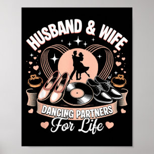 And Husband Wife Dancing Partners Life Poster
