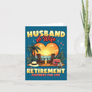 And Husband Wife Retirement Partners Couples Card