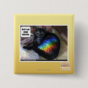 And I can poop the too. 15 Cm Square Badge