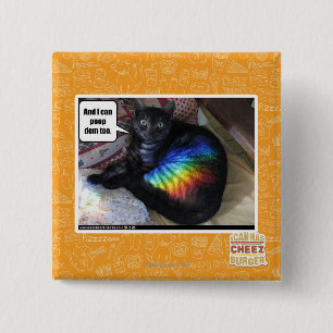 And I can poop the too. 15 Cm Square Badge