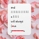 And I Will Always Love You Funny Witty Humour Quot Magnet<br><div class="desc">"and I I I I I I I I I I I e I I I I will always Love yoooooooou" Sweet, funny, lyrical, in rhythm, rhyming, fridge / dishwasher / file cabinet magnet to say "I love you" in rhythm, on birthday, anniversary, christmas, holidays, valentine's day, and more. A...</div>