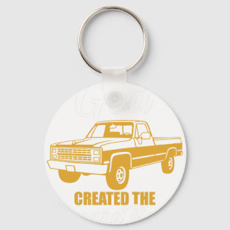 and on the vintageth day god creared the square bo key ring