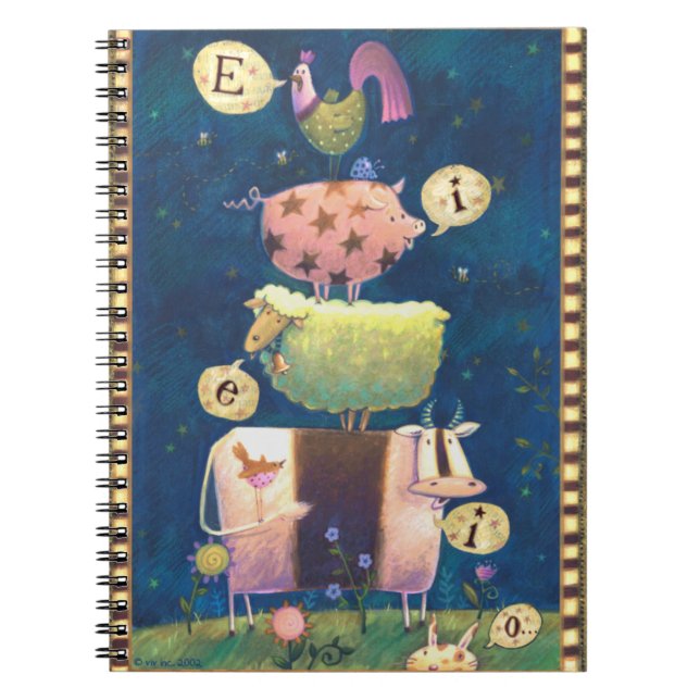 And On This Farm Spiral Notebook (Front)