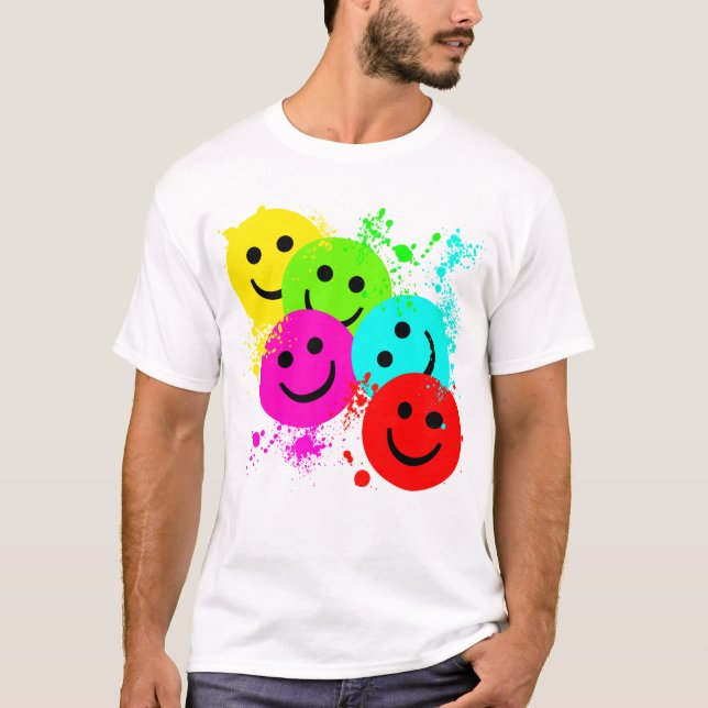 AND PAINT SPLATTER T-Shirt (Front)