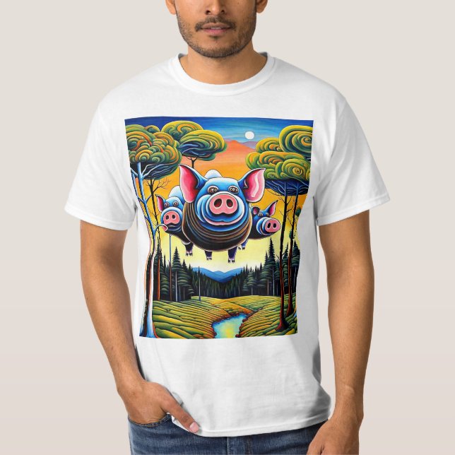 And Pigs might fly T-Shirt (Front)