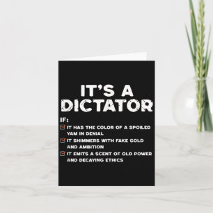 And Political Satire About Power Decay Card
