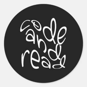 And Read Dyslexia Warrior Dyslexic Dyslexia Awaren Classic Round Sticker