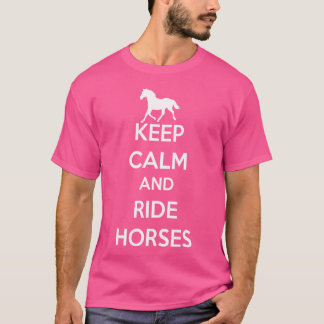 And Ride Horses Cute Horse Riding Equestrian T-Shirt