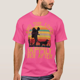 And She Lived Happily Ever After Camping Hiking Do T-Shirt