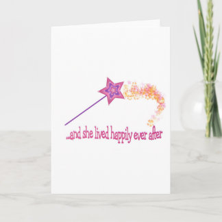 And She Lived Happily Ever After Card
