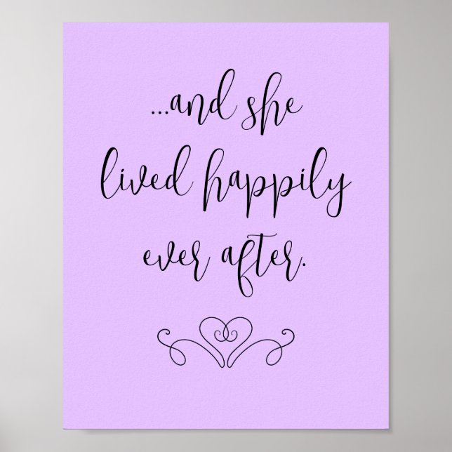 And She Lived Happily Ever After Poster (Front)