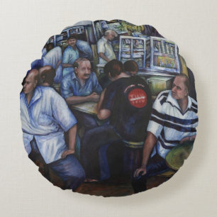 And…She Married the Mailman, Singapore Round Cushion