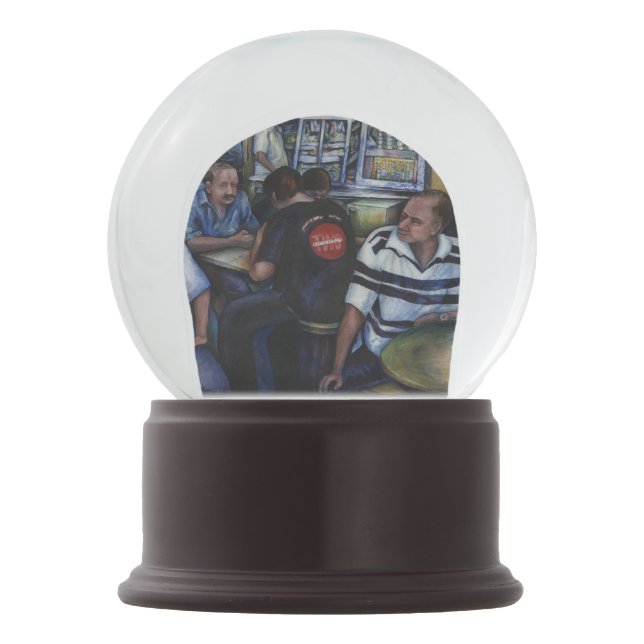 And…She Married the Mailman Snow Globe (Front)