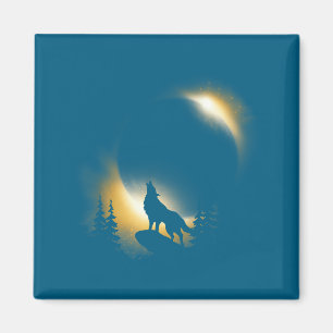 And Shirt Wolf Moon Sun Wolf Total Magnet