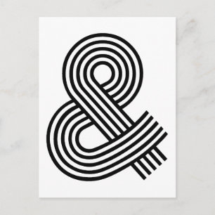 & And Sign Ampersand Logogram Symbol Icon Shortcut Postcard