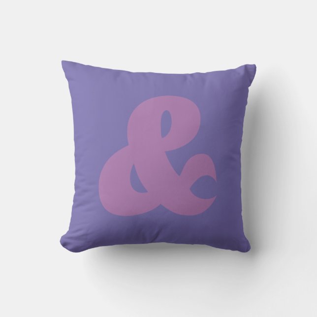 And Sign Throw Pillow (Front)