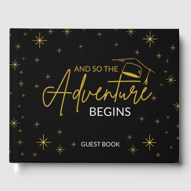 And So The Adventure Begins 2022 Guest Book (Front)
